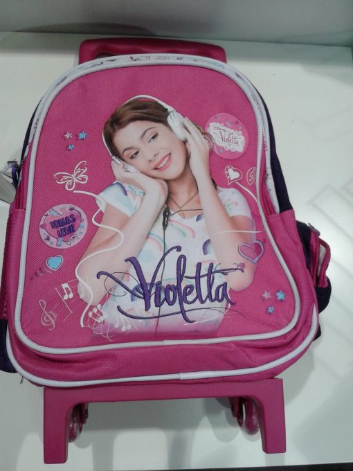 Mochila Violetta com Trolley Pré-Escolar