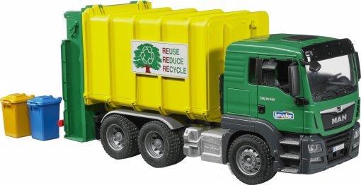 Camião do Lixo Bruder MAN Reciclagem