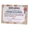Moldura Diploma "O Melhor Pai do Mundo"