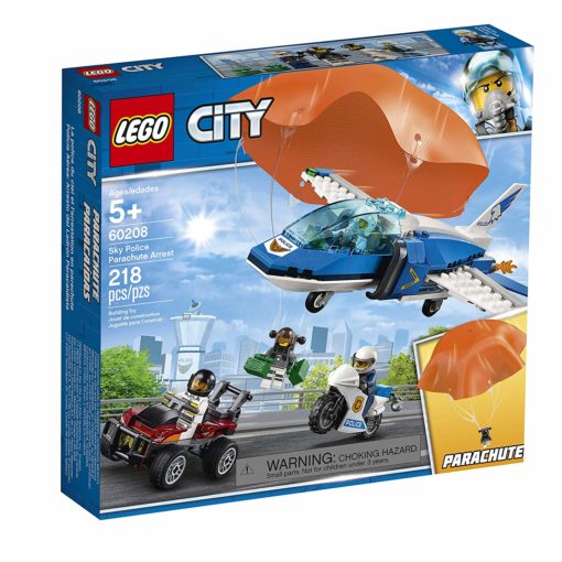 Polícia Aérea Detenção de Paraquedas Lego City