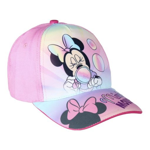 Boné Minnie Rosa Bolas de Sabão