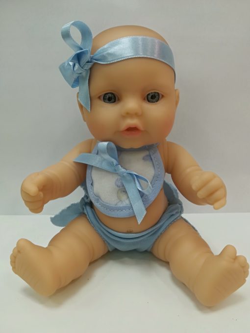 Boneco Mini Baby com Fita Azul Perfumado