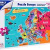 Puzzle Europa Colorida 100 Peças