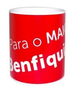 Caneca Gigante Benfica de Cerâmica "Benfiquista"