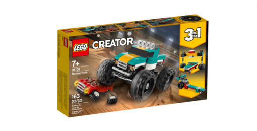 Camião Gigante 3 em 1 Lego Creator.