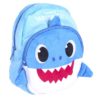 Mochila Baby Shark Infantil 3D Tubarão Azul