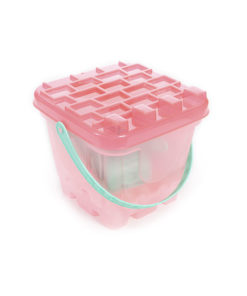 Conjunto Castelos de Areia E-Kids Delux Rosa