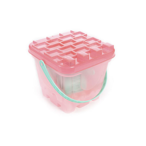 Conjunto Castelos de Areia E-Kids Delux Rosa