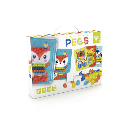 Mosaicos de Animais E-Kids com Espetos Coloridos 3