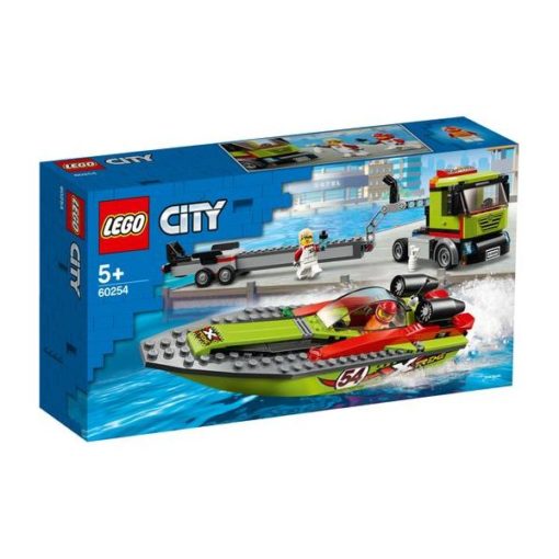 Transportador de Barcos de Corrida - LEGO City