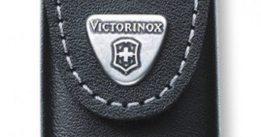 Funda Cinto em Pele Preta Com Velcro - Victorinox