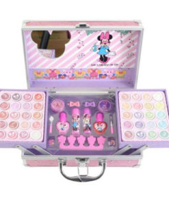 Mala Minnie Metálica c/ Maquilhagem Train Case
