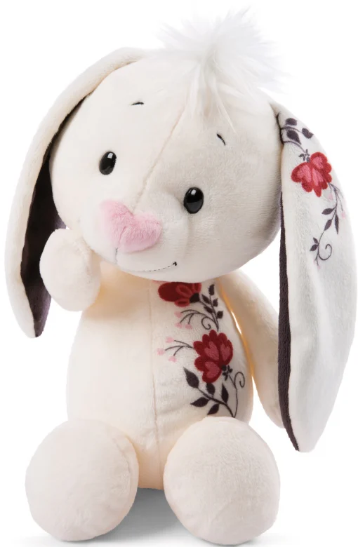 Peluche Coelho c/ Flores, 50cm "Forever in my Heart" - Nici