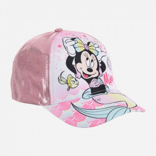 Boné Rosa Metálico Sereia (52) - Minnie