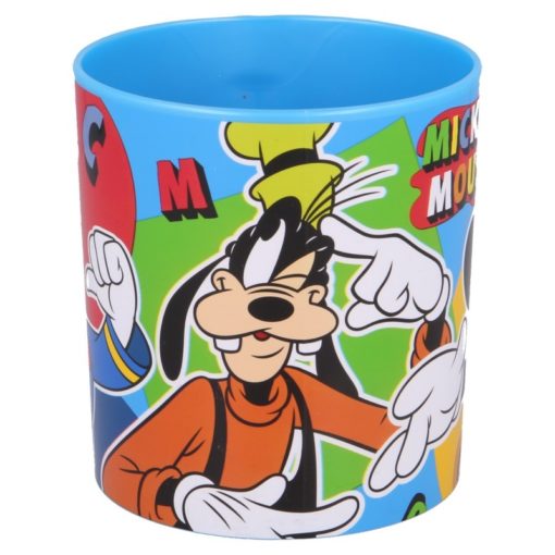 Caneca p/ Microondas Azul Clara 3 Personagens 350ml "Cool Summer" - Mickey