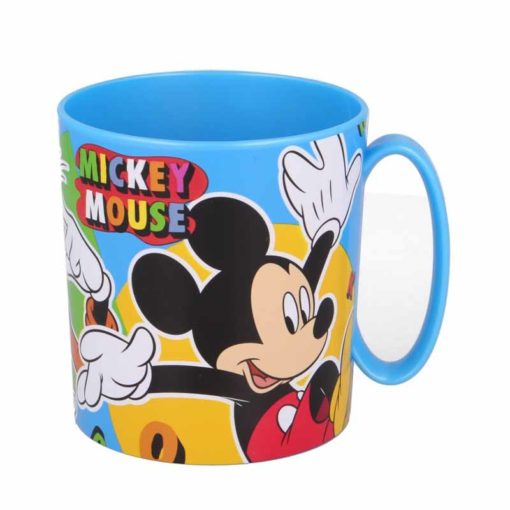 Caneca p/ Microondas Azul Clara 3 Personagens 350ml "Cool Summer" - Mickey