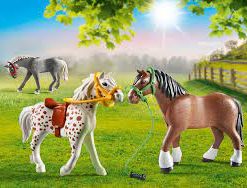 Conjunto de 3 Cavalos - Country - Playmobil