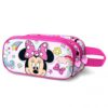 Estojo Oval Duplo 3D Laugh - Minnie