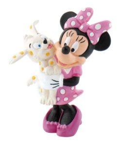 Figura Pequena Minnie com Cão - Minnie