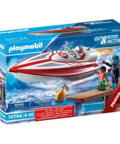 Lancha com Motor Subaquático - Sports & Action - Playmobil