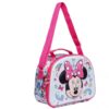 Lancheira Oval 3D Rosa Laugh - Minnie