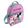 Lancheira Oval Térmica Rosa c/ Gato e Passarinho - Minnie