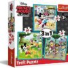 Puzzle 3 em 1 Mickey e Amigos - Mickey