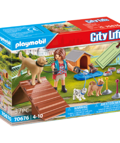 Set Gift Treinadora de Cães - City Life - Playmobil