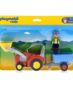 Trator com Reboque - 1.2.3 - Playmobil