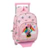 Trolley com Mochila Infantil 28cm Rainbow - Minnie