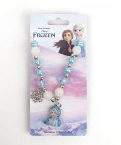 Colar de Missangas Frozen com Figura Elsa "Beauty"