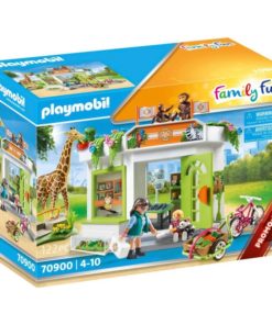 Consulta Veterinaria no Zoo - 122pcs - Family Fun - Playmobil