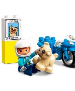 Mota da Polícia (5 pcs) - Duplo - Lego