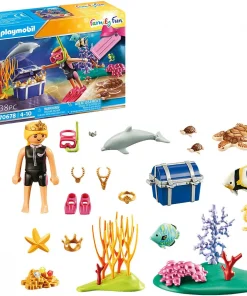 Set de Oferta Mergulhadora de Tesouros (38 pcs) - Family Fun - Playmobil