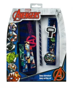 Conjunto de Escrita 5 un c/ Estojo Lata "Avengers Assemble"- Avengers