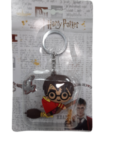 Porta Chaves Harry Potter c/ Vassoura Mágica - Harry Potter