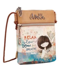 Bolsa Tiracolo Plana com fio - Mediterranean - Anekke