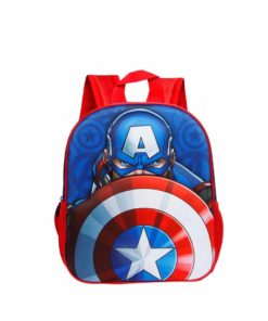 Mochila Infantil 3D Azul Capitão América "Patriot" - Avengers