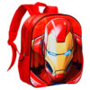 Mochila Infantil 3D Vermelha Iron Man - Stark - Avengers