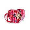 Bolsa de Traçar Vermelha e Rosa Em Coração - Minnie Mouse