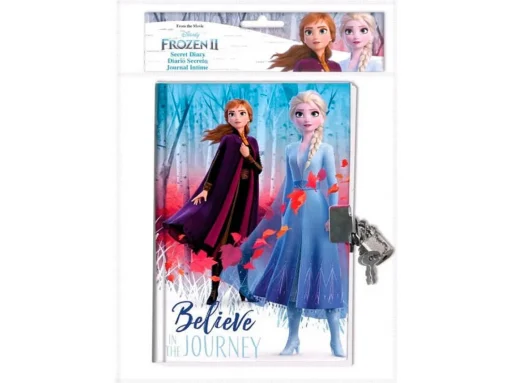 Diário Com Cadeado "Believe In The Journey" - Frozen II