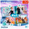 Puzzle 4 em 1, O Mundo Maravilhoso de Frozen - Frozen
