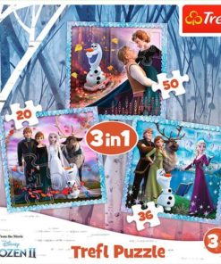 Puzzle Frozen 3 em 1 - Frozen II