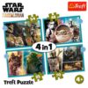 Puzzle "The Mandalorian" 4 em 1 - Star Wars