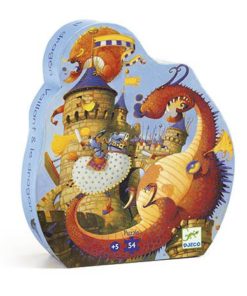 Puzzle Vaillant e o Dragão 54 Peças - Djeco