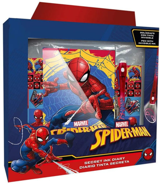 Conjunto de Diário com Esferográfica Mágica - Spiderman
