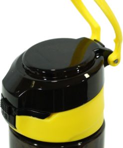 Garrafa Tritan 500ml Preta e Amarela 