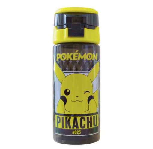 Garrafa Tritan 500ml Preta e Amarela "Pikachu" - Pokemon