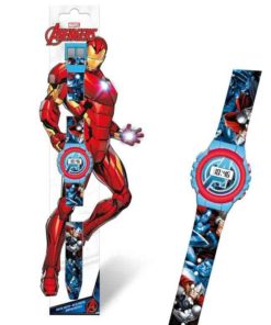 Relógio Digital com Iron Man Recortado - Avengers