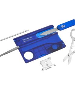 Cartao Multiusos Swisscard Lite Azul Transparente com Luz - Victorinox